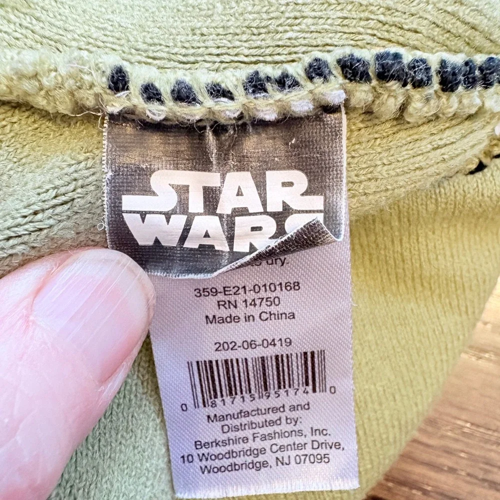 Kids Star Wars The Mandalorian Grogu Baby Yoda Beanie Hat With Ears‎ OSFM